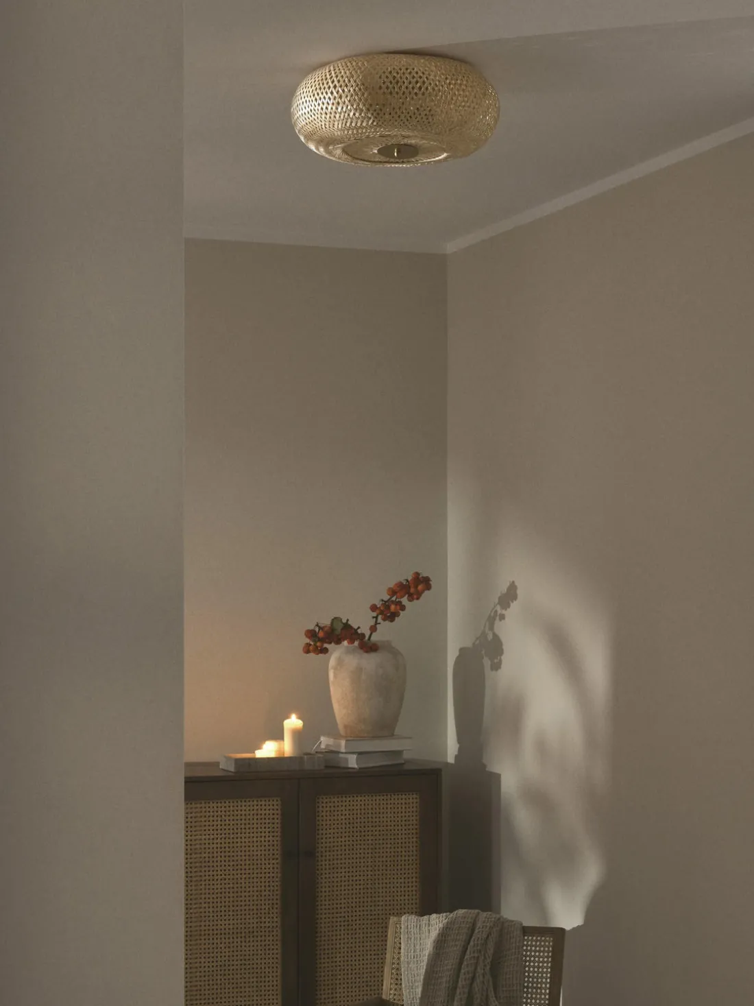 Plafón de bambú de diseño Evelyn