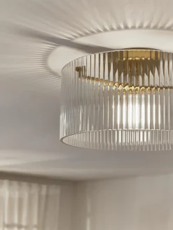 Plafón de vidrio acanalado Emmi