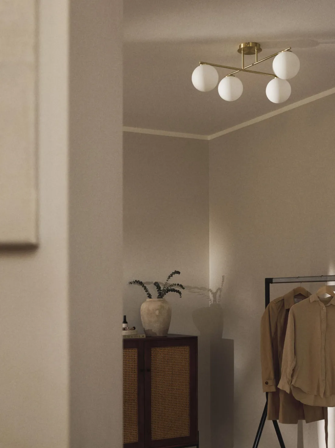 Plafón de vidrio opalino Atlanta