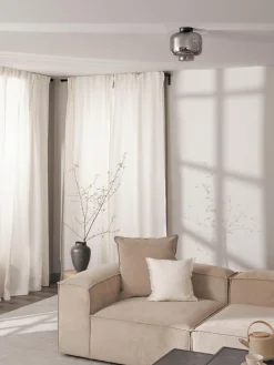 Plafón pequeño de cristal Vaso