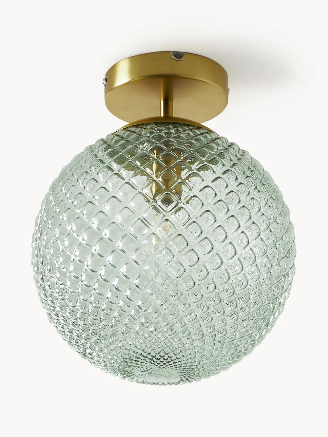 Plafón pequeño de vidrio Lorna