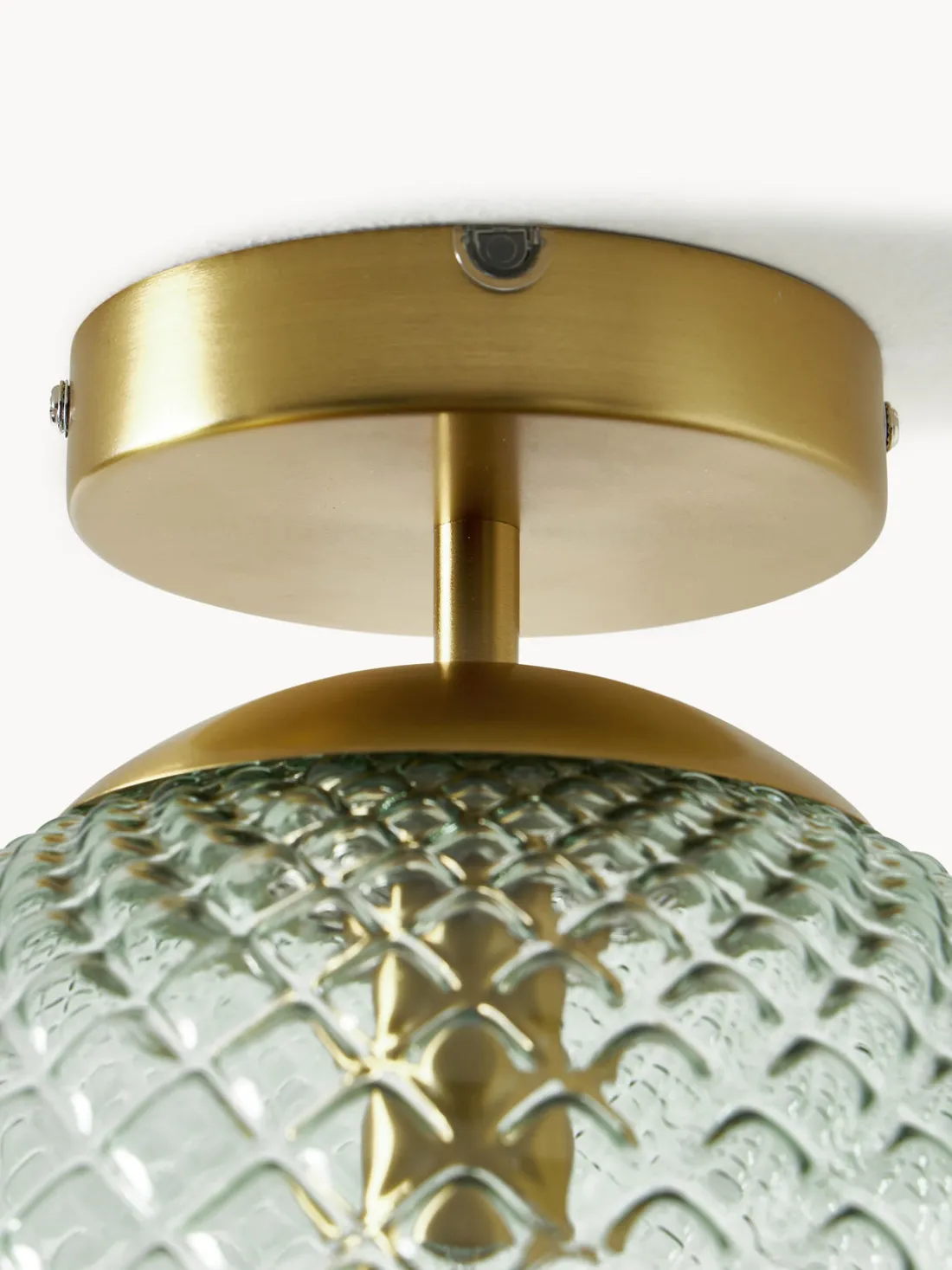 Plafón pequeño de vidrio Lorna