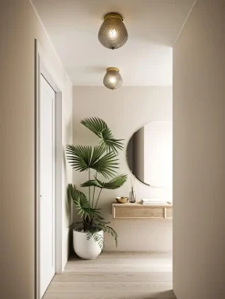 Plafón pequeño de vidrio Orbiform