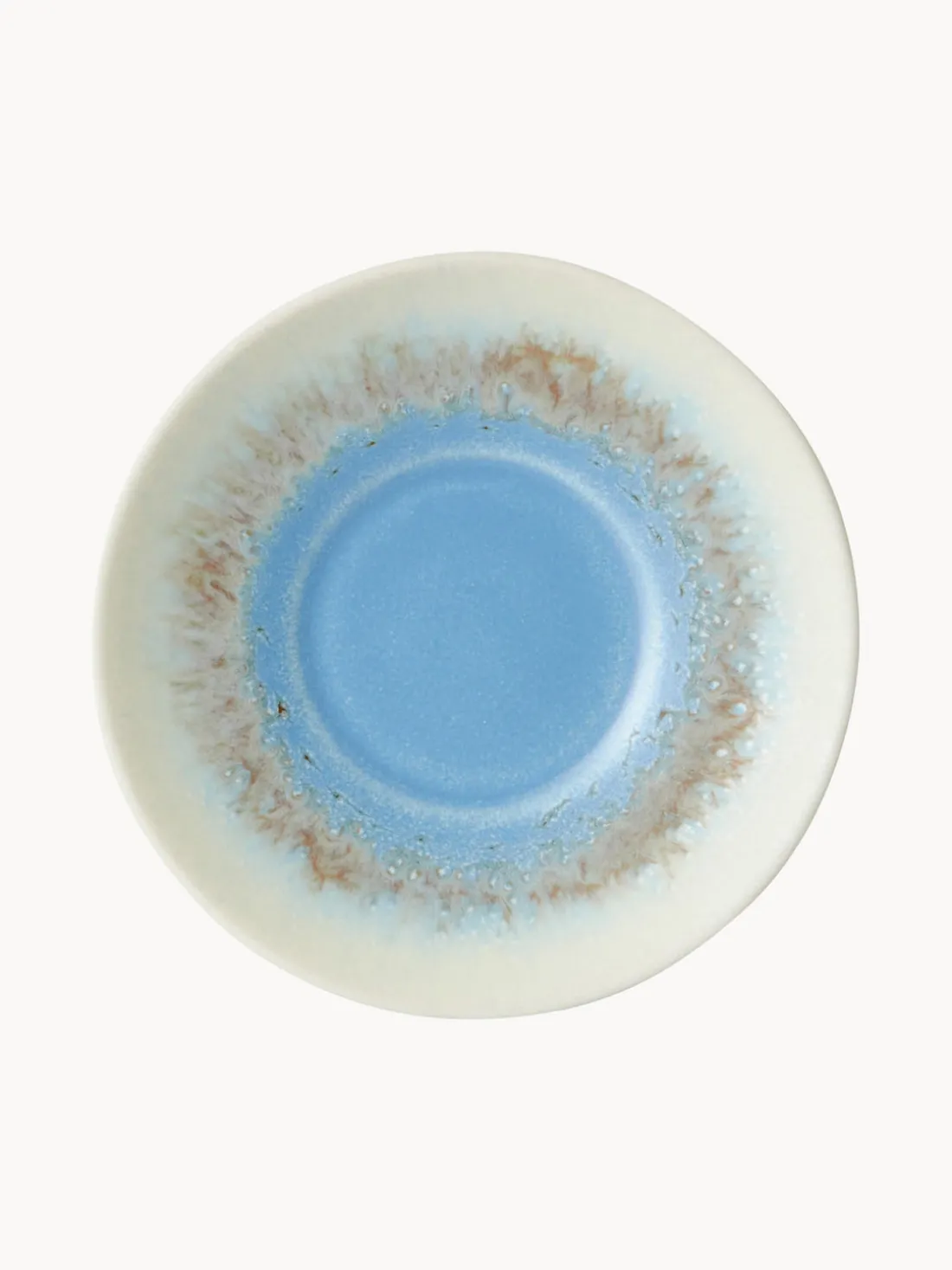 Platitos artesanales de gres 70's, 4 uds.