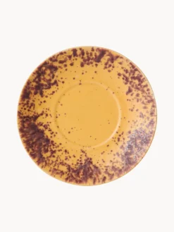 Platitos artesanales de gres 70's, 4 uds.