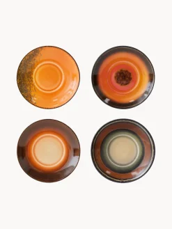 Platitos artesanales 70's, 4 uds.