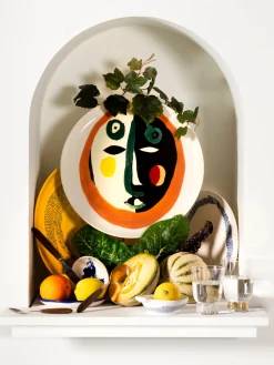 Plato con esmalte reactivo Feast