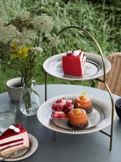 Plato de postre Pleat