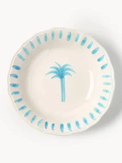 Plato hondo pintado a mano The Palms