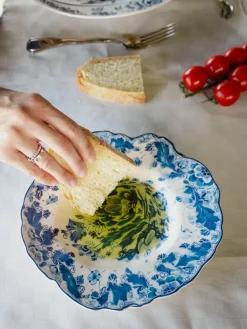 Plato postre de porcelana Classic On Acid