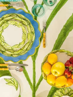 Plato postre pintado a mano Lily of the Valley