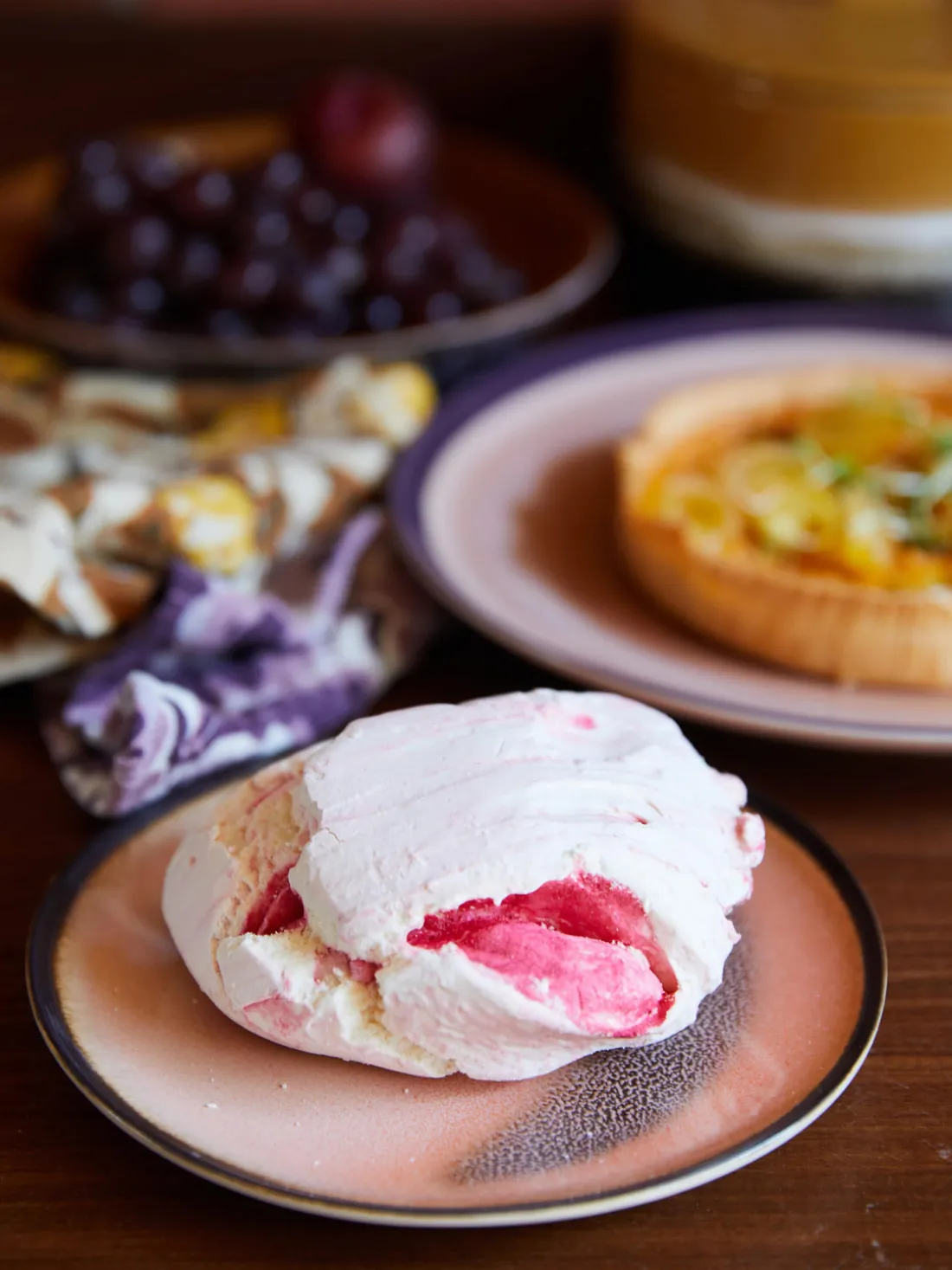 Platos artesanales de gres 70's, 2 uds.