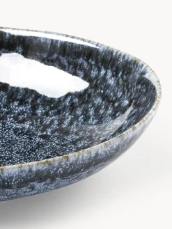 Platos hondos artesanales en forma orgánica Macey, 4 uds.