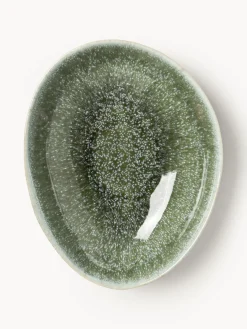 Platos hondos artesanales de forma orgánica Macey, 4 uds.