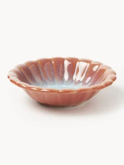 Platos hondos artesanales Marguerite, 4 uds.