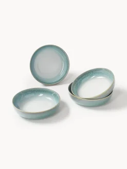 Platos hondos con esmalte reactivo Havana, 4 uds.