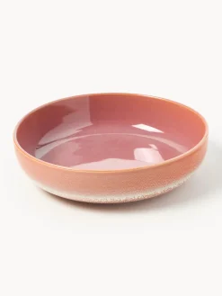 Platos hondos con esmalte reactivo Havana, 4 uds.