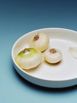 Platos hondos de porcelana Nessa, 4 uds.