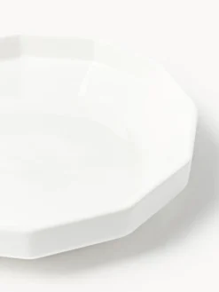 Platos hondos de porcelana Angoli, 4 uds.