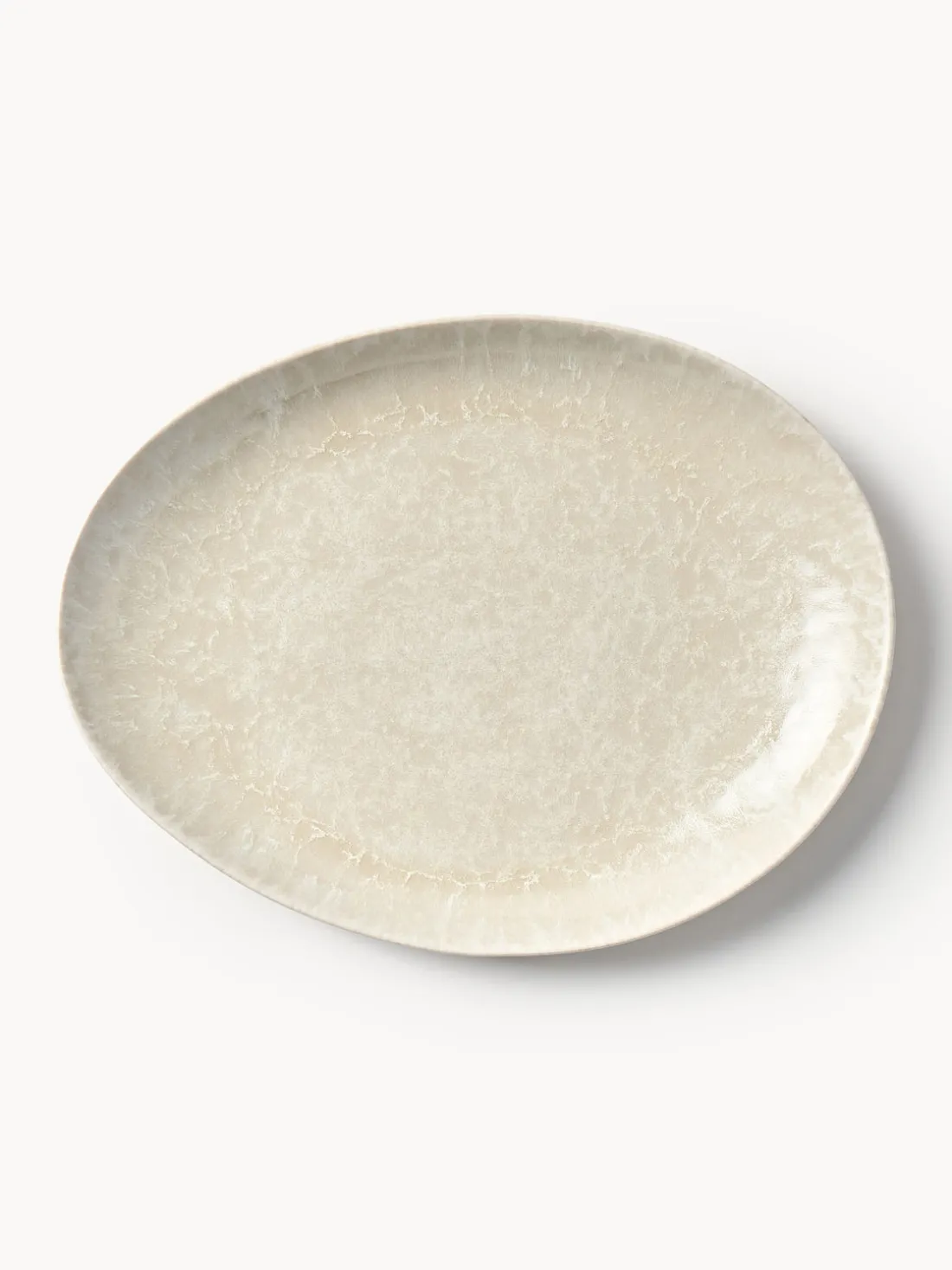 Platos llanos artesanales de forma orgánica Macey, 4 uds.