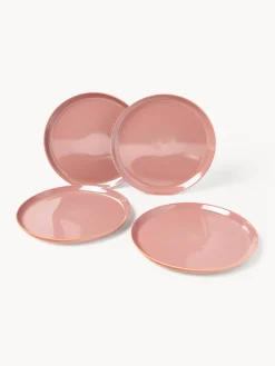 Platos llanos con esmalte reactivo Havana, 4 uds.