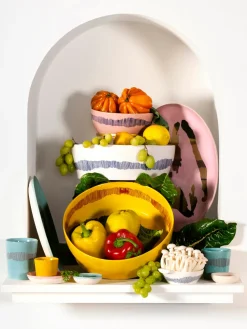 Platos llanos con esmalte reactivo Feast, 2 uds.