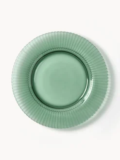 Platos llanos con relieves Effie, 4 uds.