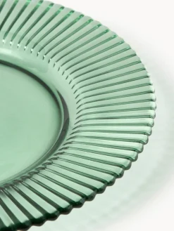 Platos llanos con relieves Effie, 4 uds.