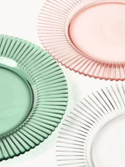 Platos llanos con relieves Effie, 4 uds.