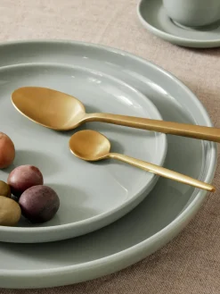 Platos llanos de porcelana Nessa, 4 uds.