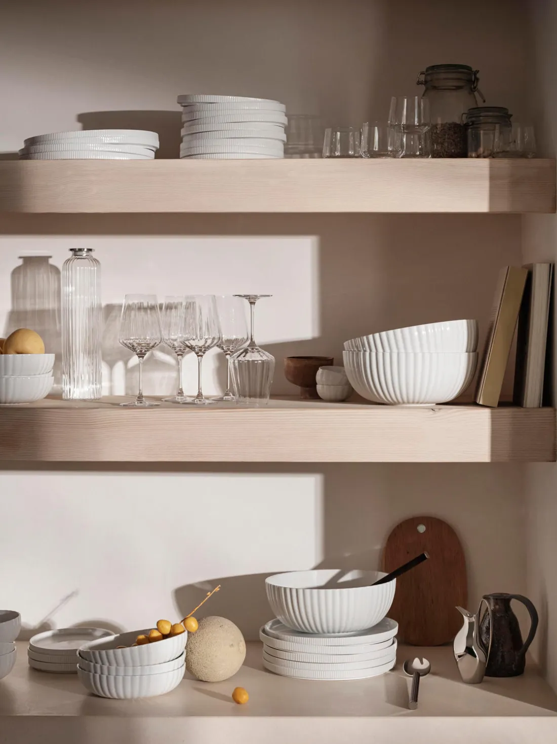 Platos llanos de porcelana Bernadotte, 4 uds.