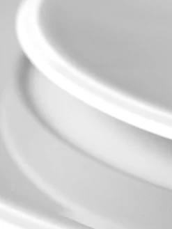 Platos llanos de porcelana artesanales Vitruv, 2 uds.