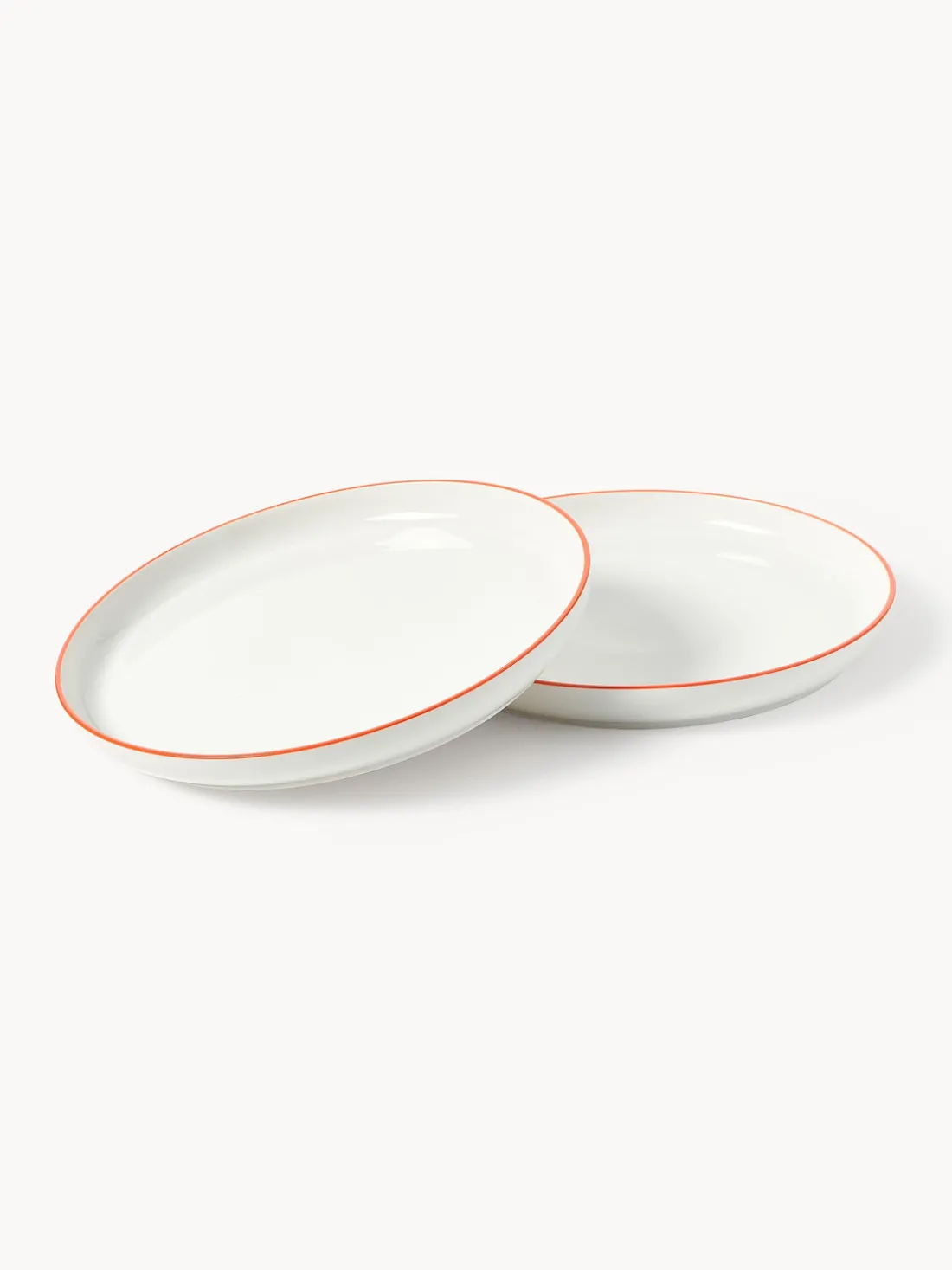 Platos llanos de porcelana Facile, 2 uds.