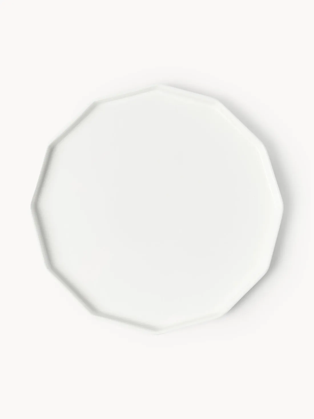 Platos llanos de porcelana Angoli, 4 uds.