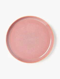 Platos postre con esmalte reactivo Havana, 4 uds.