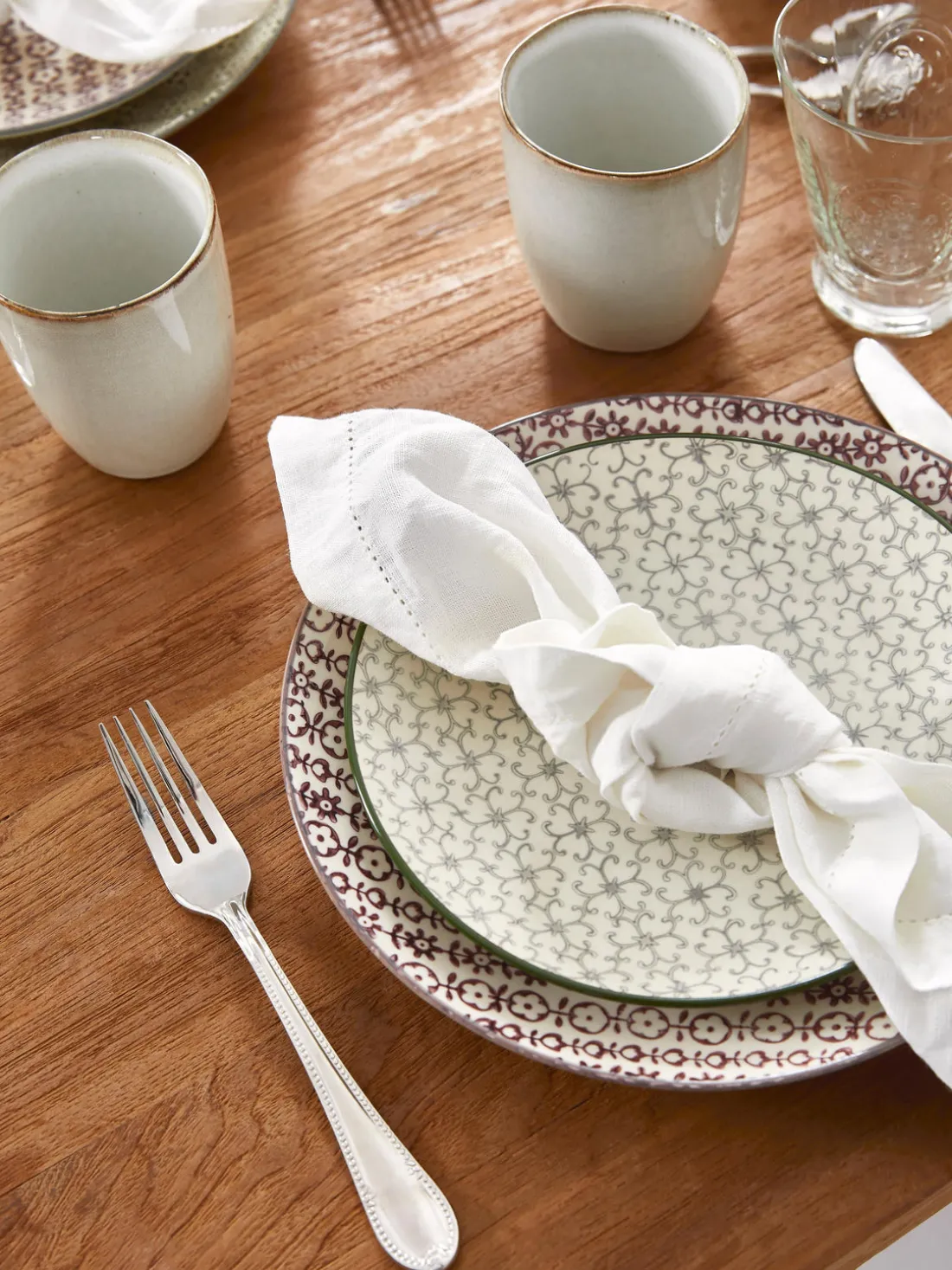 Platos postre de colores Karine, 4 uds.