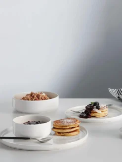 Platos postre de porcelana Oco, 6 uds.