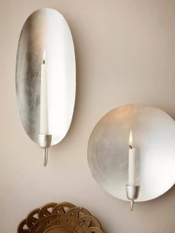 Portavelas de pared Oval