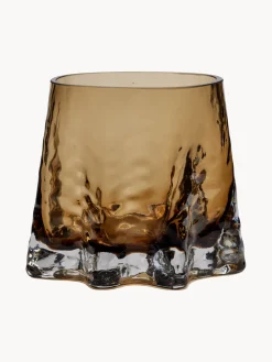 Portavelas soplado artesanalmente Gry