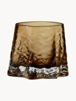 Portavelas soplado artesanalmente Gry