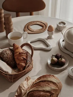 Posavasos artesanales Nordic Vanilla, 2 uds.