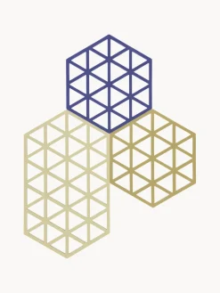 Posavasos de silicona Triangles, 3 uds.