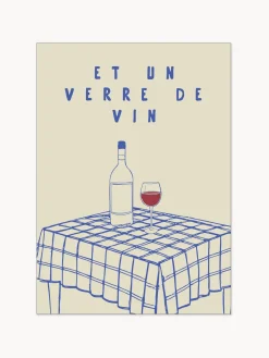 Póster Et Un Verre de Vin