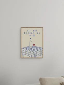 Póster Et Un Verre de Vin