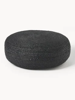 Puf artesanal de yute Bono