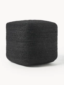 Puf artesanal de yute Bono