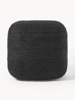 Puf artesanal de yute Bono