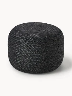 Puf artesanal de yute Bono