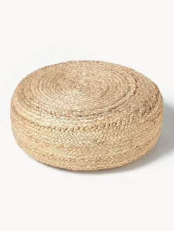 Puf artesanal de yute Bono