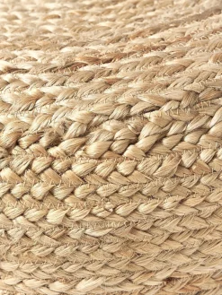 Puf artesanal de yute Bono